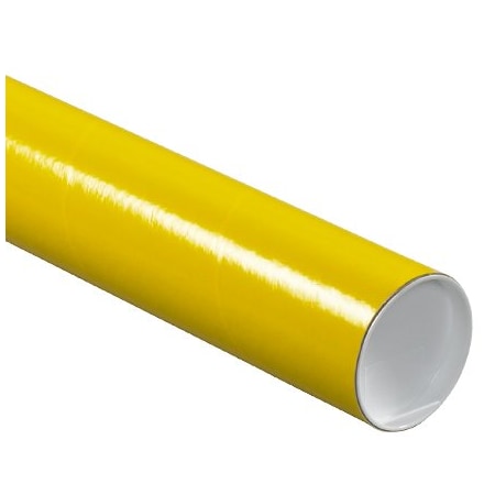 Bsc Preferred 3 x 24'' Gold Tubes with Caps, 24PK BUY00013516
